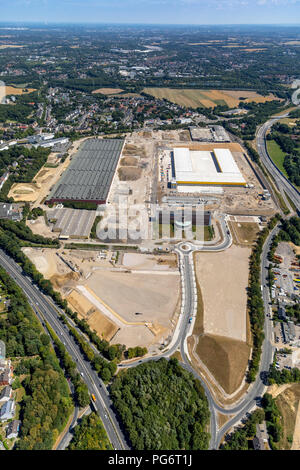 MARK 51° 7, ehemals Opel Werk I, DHL mega Paketzentrum am ehemaligen Opel Werke, ehemalige Verwaltung des Opel-werks, Bochum, Ruhrgebiet, Nord Stockfoto