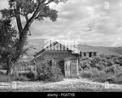 Häuser in der Geisterstadt im Bannack in Montana, Usa Stockfoto