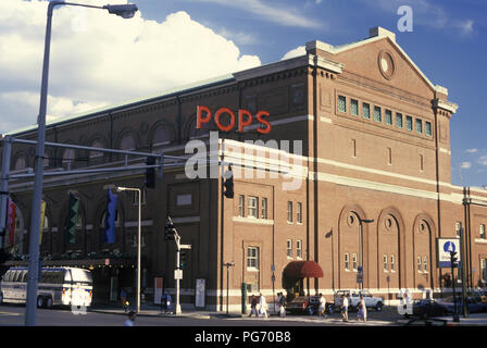 1988 historische SYMPHONY HALL BOSTON MASSACHUSETTS USA Stockfoto