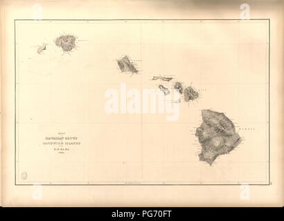 Atlas der Erzählung der Vereinigten Staaten Kennenlernen Expedition - in den Jahren 1838, 1839, 1840, 1841, 1842 Stockfoto