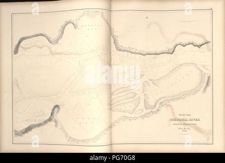 Atlas der Erzählung der Vereinigten Staaten Kennenlernen Expedition - in den Jahren 1838, 1839, 1840, 1841, 1842 Stockfoto