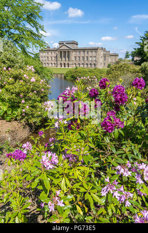 Lyme Haus in Lyme Park Cheshire im Frühjahr Sonnenschein Stockfoto