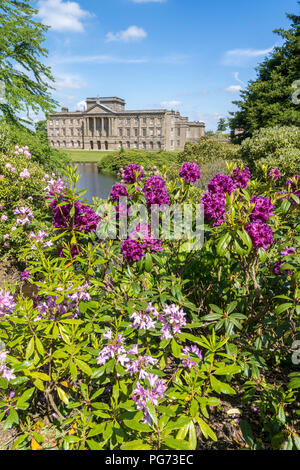 Lyme Haus in Lyme Park Cheshire im Frühjahr Sonnenschein Stockfoto