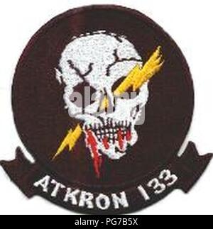 Attack Squadron 133 Insignia (US Navy). Stockfoto