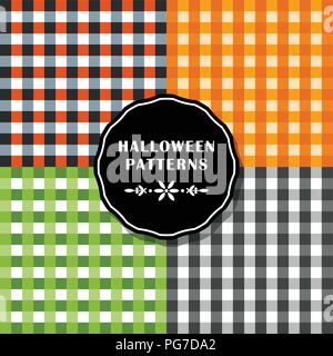 Eingestellt von heller Farbe halloween Feldung Stock Vektor