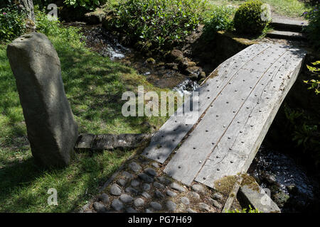 Parcevall Hall & Gardens, an Skyreholme in Bösingen, Yorkshire Dales, Großbritannien Stockfoto