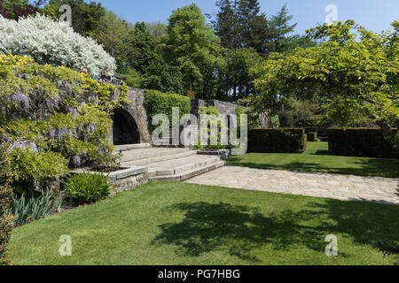 Parcevall Hall & Gardens, an Skyreholme in Bösingen, Yorkshire Dales, Großbritannien Stockfoto