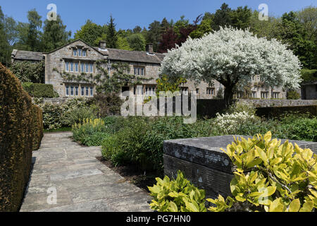 Parcevall Hall & Gardens, an Skyreholme in Bösingen, Yorkshire Dales, UK. Kirche von England Diözese von Leeds. Stockfoto