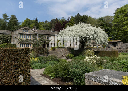 Parcevall Hall & Gardens, an Skyreholme in Bösingen, Yorkshire Dales, UK. Kirche von England Diözese von Leeds. Stockfoto