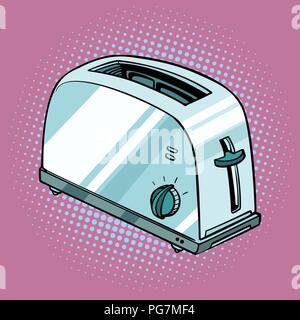 Toaster, Küche Ausstattung Stock Vektor