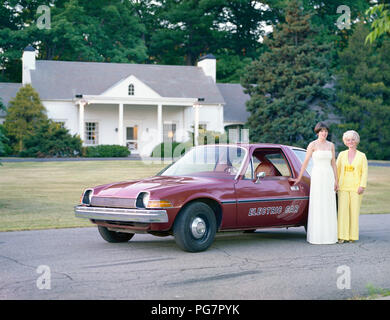 1977 Elektrische EVA Pacer Automobil Stockfoto