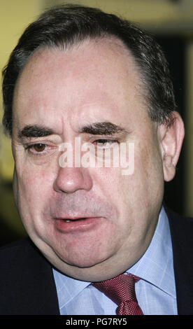 Alex Salmond. Der ehemalige Führer und MSP der Scottish National Party in Schottland. Stockfoto