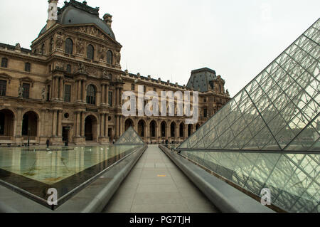 Das Louvre Museum Paris Frankreich Stockfoto