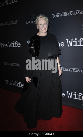 Film Premiere der Frau mit: Glenn Close Wo: Los Angeles, Kalifornien, Vereinigte Staaten, wenn: 24 Jun 2018 Credit: Apega/WENN.com Stockfoto