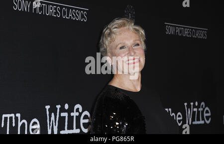 Film Premiere der Frau mit: Glenn Close Wo: Los Angeles, Kalifornien, Vereinigte Staaten, wenn: 24 Jun 2018 Credit: Apega/WENN.com Stockfoto