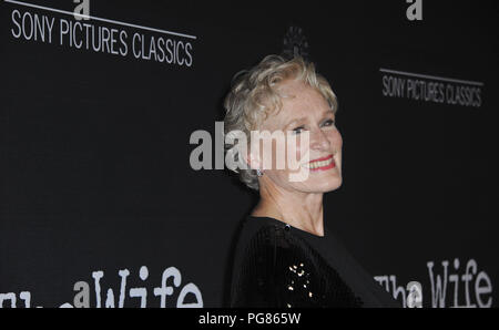 Film Premiere der Frau mit: Glenn Close Wo: Los Angeles, Kalifornien, Vereinigte Staaten, wenn: 24 Jun 2018 Credit: Apega/WENN.com Stockfoto