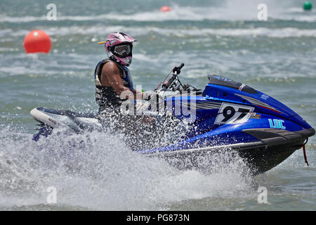 Jet Ski Racing Wettbewerber Stockfoto