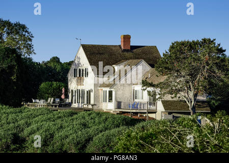 Rustikale Cape Cod Beach House, Chatham, Massachusetts, USA Stockfoto