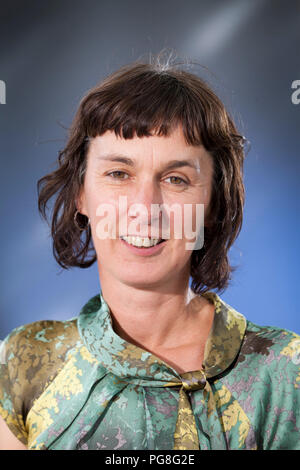 Edinburgh, Großbritannien. 24 August, 2018. Rose George ist ein britischer Journalist und Autor. Dargestellt an der Edinburgh International Book Festival. Edinburgh, Schottland. Bild von Gary Doak/Alamy leben Nachrichten Stockfoto