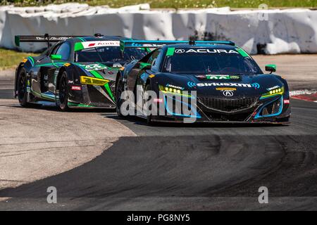 Bowmanville, KÖNNEN., 08. Jul 2018. 8. Juli 2018. Am 08. Juli, 2018 Canadian Tire Motorsport Park während der Mobil1 Sportwagen Grand Prix Wochenende. Credit: Victor Biro/ZUMA Draht/Alamy leben Nachrichten Stockfoto