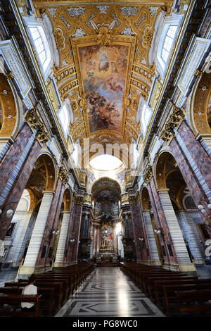 San Carlo Al Corso Basilika in Rom, Italien. Stockfoto