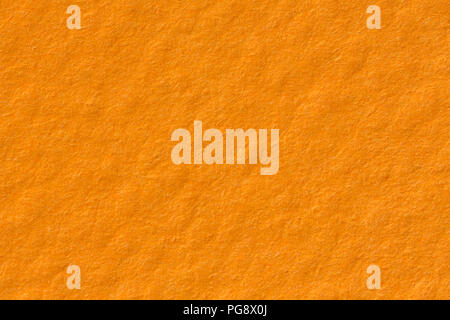 Orange Papier Textur Hintergrund auf Makro. Reine Kulisse. Stockfoto