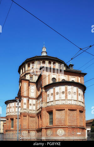 Kirche Santa Maria delle Grazie mit dem Letzten Abendmahl von Leonardo da Vinci in Mailand, Italien Stockfoto