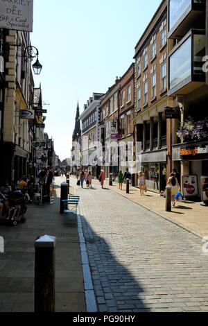 Chester, Cheshire, Römische Mauern, River Dee, Dee River, Weir, High Street, Skulptur, Grosvenor Bridge, Salmons Leap, High Court, Stockfoto