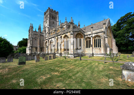 St. Peter St. Pauls Kirche, Northleach Stadt, Gloucestershire, Cotswolds, England Stockfoto