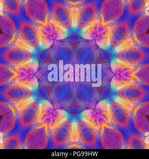 Surreale grafik Fractal-hintergrund. Kreative Gestaltungselemente Artwork. Digitale Kunst Big Size Muster drucken. Bunte fantasie Abstraktion. Stockfoto