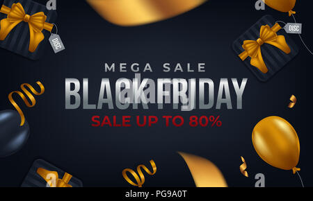 Schwarzer Freitag-Verkauf Stockfoto