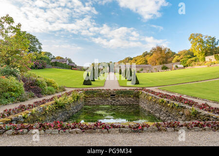 Plas Cadnant versteckte Gärten, Menai Bridge, Anglesey Stockfoto