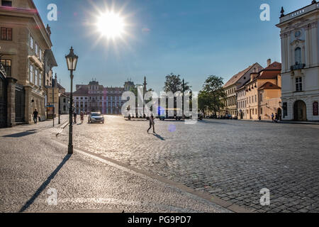 Prager Burg - 2018 - Historische Gebäude Stockfoto