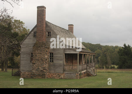 Appomattox Court House, VA, USA. Mariah Wright Haus, historische Struktur im Jahr 1823 gebaut. Stockfoto