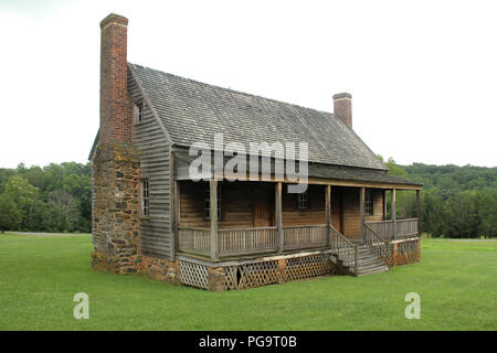 Appomattox Court House, Virginia, USA. Mariah Wright Haus, historische Struktur im Jahr 1823 gebaut. Stockfoto