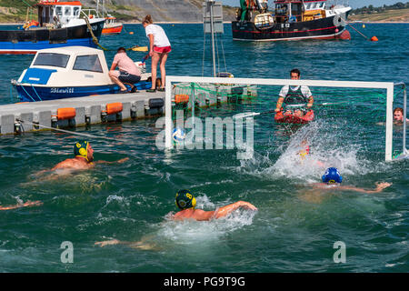 Lyme Splash Meer Wasser Polo Meisterschaften Stockfoto