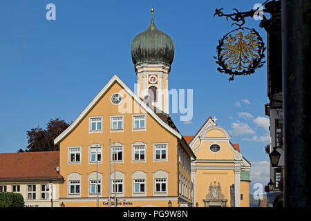 St. Nikolaus Kirche, Immenstadt, Allgäu, Bayern, Deutschland Stockfoto