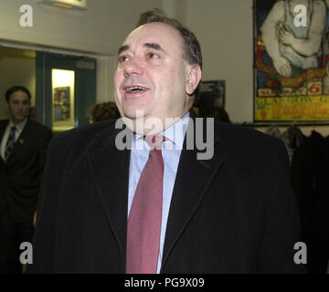 Alex Salmond. Der ehemalige Führer und MSP der Scottish National Party in Schottland. Stockfoto