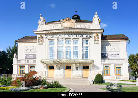 Klagenfurt am Wörthersee: Theater Stadttheater, Kärnten, Kärnten, Österreich Stockfoto