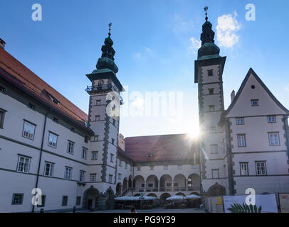 Klagenfurt am Wörthersee: Parlament Landhaus,, Kärnten, Kärnten, Österreich Stockfoto