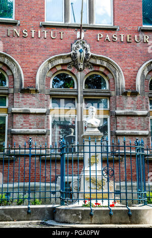 Außerhalb des Institut Pasteur in Lille, Frankreich Stockfoto