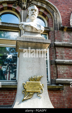 Außerhalb des Institut Pasteur in Lille, Frankreich Stockfoto