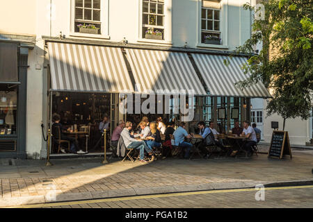 Eine typische Ansicht in Belgravia, London Stockfoto