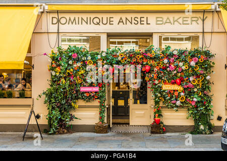 Eine typische Ansicht in Belgravia, London Stockfoto