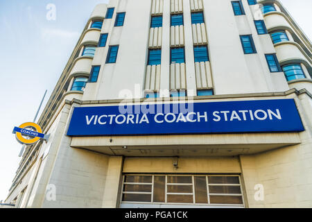 Eine typische Ansicht in Victoria in London Stockfoto