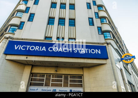 Eine typische Ansicht in Victoria in London Stockfoto