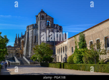 Das Äußere des Charola am Kloster Christi Stockfoto