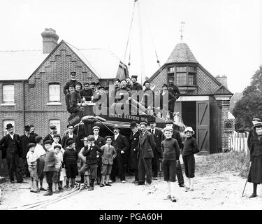 Walton auf der Naze Rettungsboot, 1900 Stockfoto