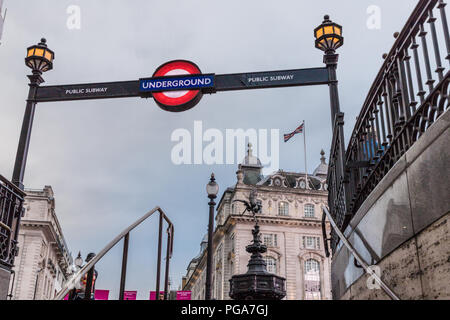 Eine typische Ansicht in London, Großbritannien Stockfoto