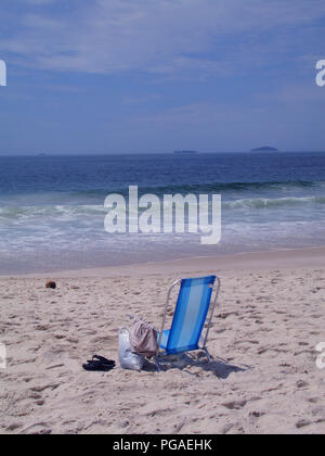 Beach, Copacabana, Rio De Janeiro, Brasilien Stockfoto